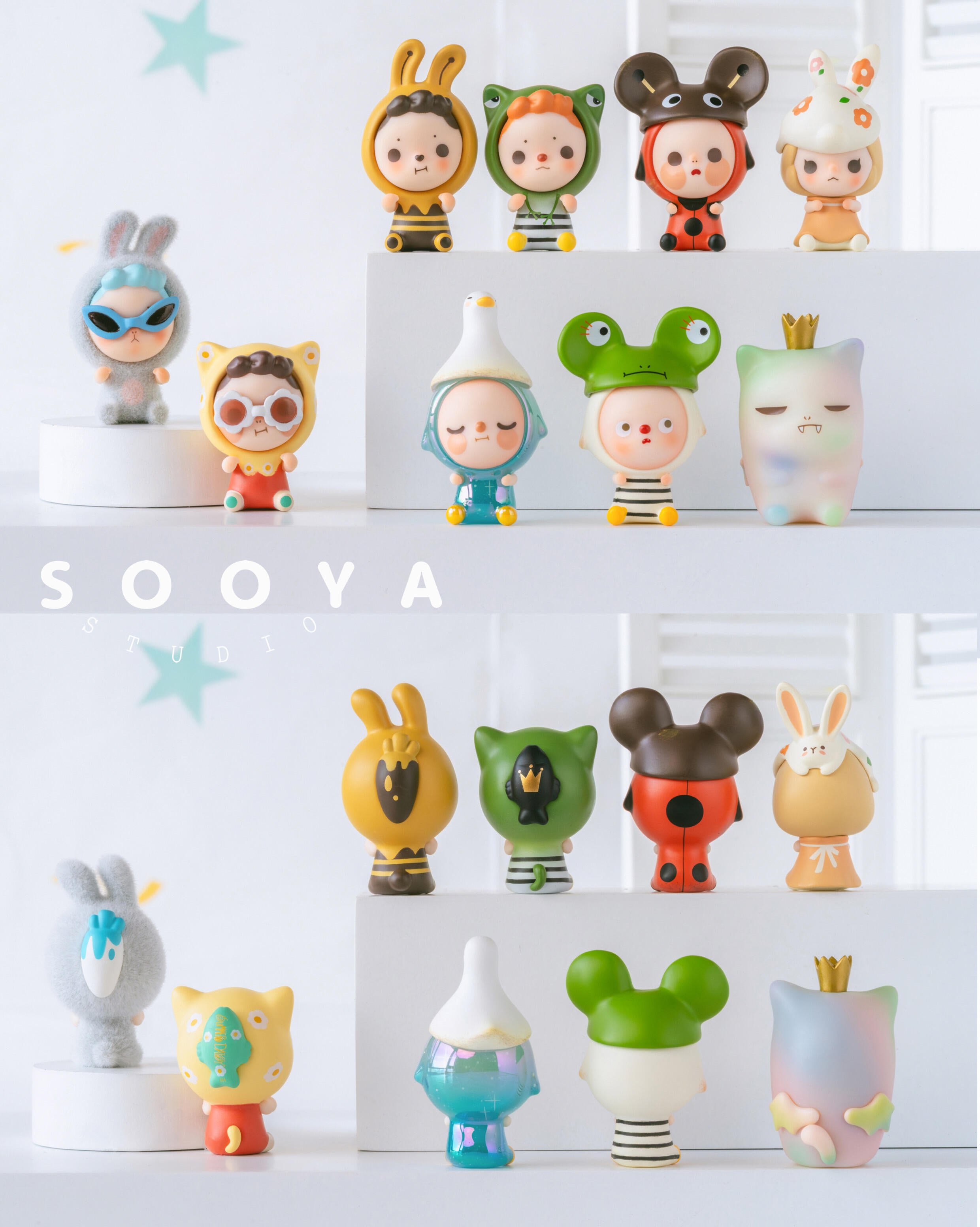 Sooya first generation "Sitting" series Blind Bag Beans