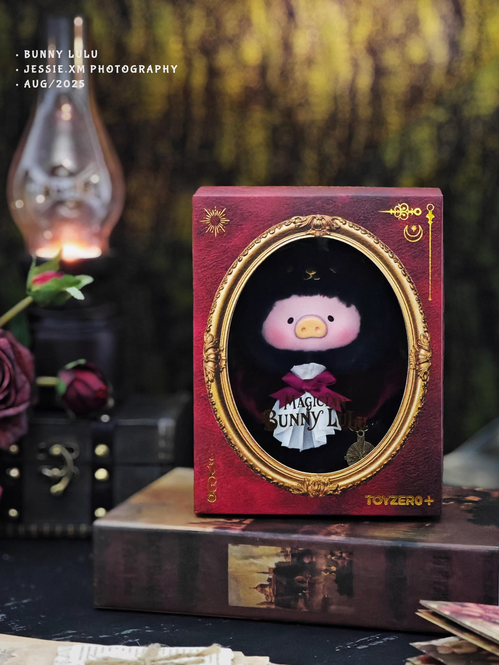 LULU THE PIGGY Magician Bunny Plush Keychain Confirmed Box