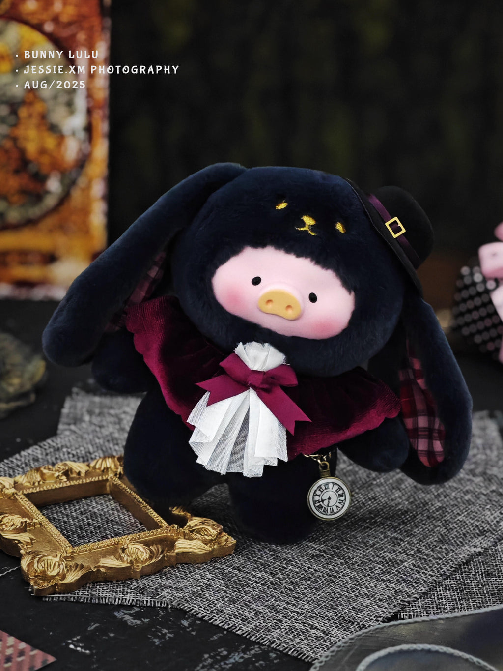 LULU THE PIGGY Magician Bunny Plush Keychain Confirmed Box