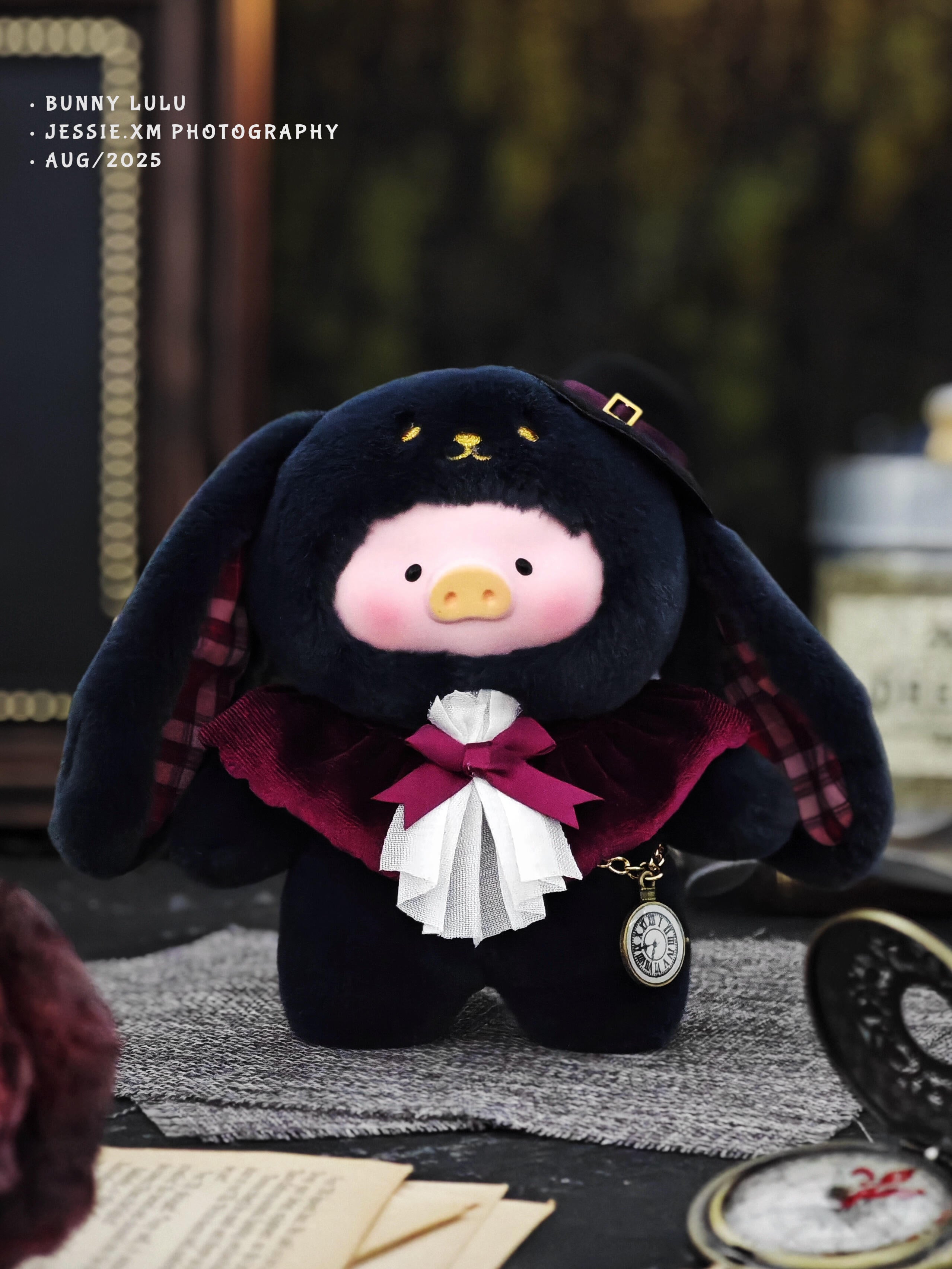 LULU THE PIGGY Magician Bunny Plush Keychain Confirmed Box