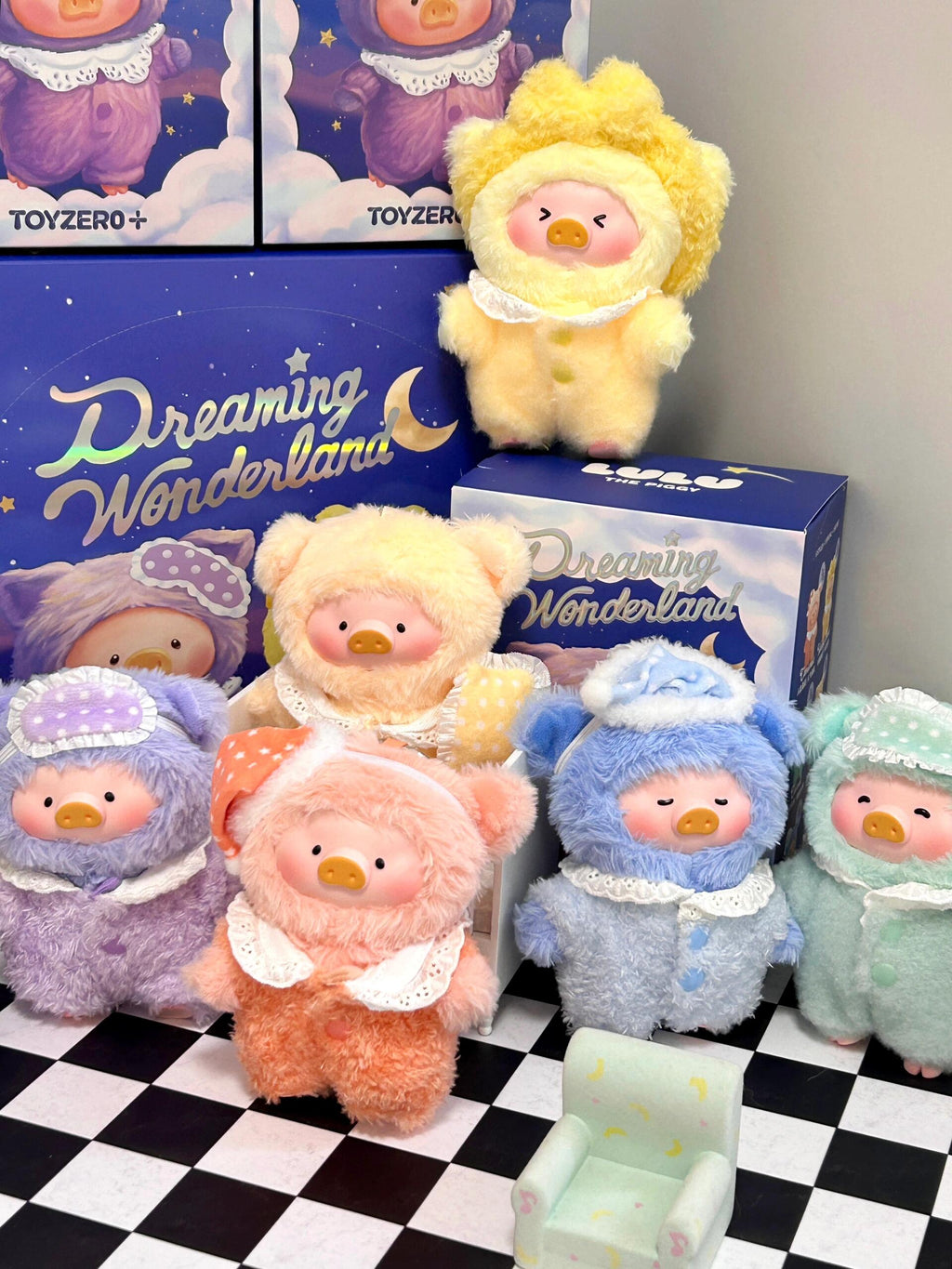 LuLu The Piggy-LuLu's Dreaming Wonderland Series Plush Keychain Blind Box