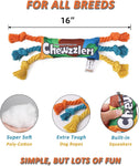3 Pack Rope Toys for Tough Chewers 