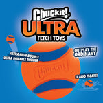 Chuck it Ultra Ball Dog Toy, Medium (2.5 Inch Diameter) Pack of 2