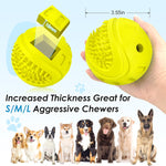 Nearly Indestructible Squeaky Dog Ball for Aggressive Chewers 