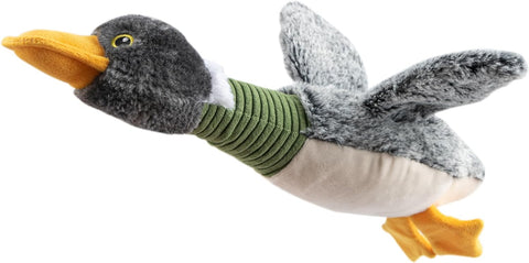 Interactive Mallard Mates Dog Toy with Crinkle and Squeaky Enrichment