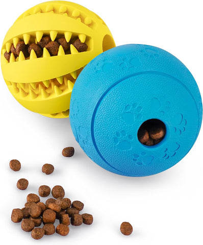 Dog Ball Puzzle Toys 2 Pack, Interactive Dog Toys for Large and Small Dogs