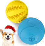 Dog Ball Puzzle Toys 2 Pack, Interactive Dog Toys for Large and Small Dogs